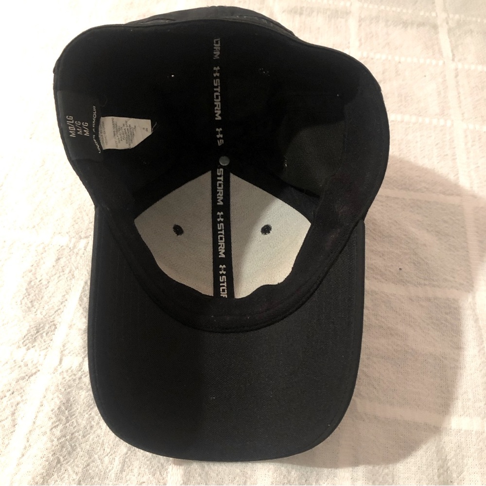 Under Armour Mens Black Storm Hat / medium / large - Picture 9 of 12